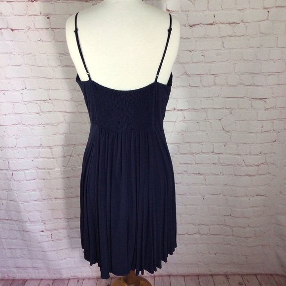 GAP Navy Blue Spaghetti Strap Dress - Size Medium - Picture 4 of 8